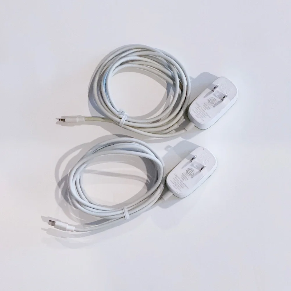 Set of 2 lightning cable with extra long cord